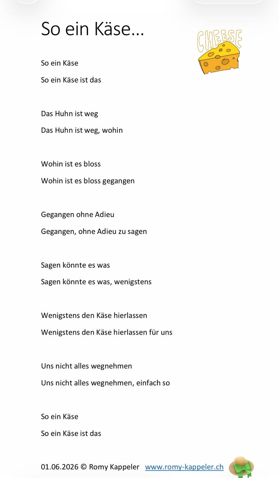 So ein Käse